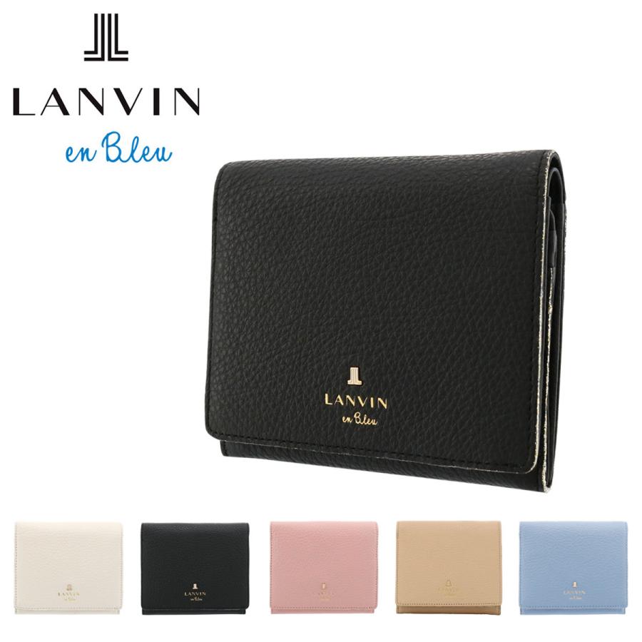 ランバンオンブルー 二つ折り財布 本革 レザー メラニー レディース 483222 LANVIN en Bleu ミニ財布 牛革 : 483222 :  サックスバーYahoo!店 - 通販 - Yahoo!ショッピング