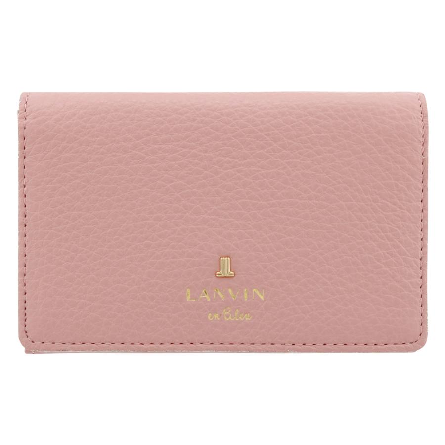 LANVIN en Bleu ランバンオンブルー 名刺入れ 本革 レザー メラニー