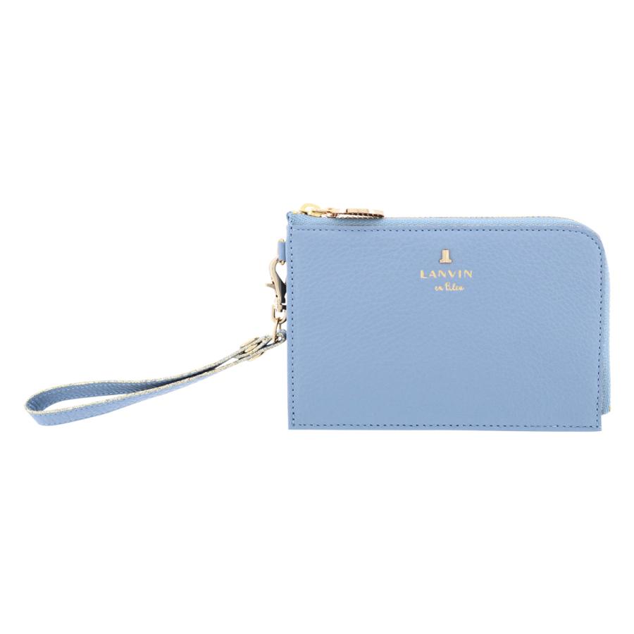 LANVIN en Bleu ランバンオンブルー 財布 薄型 薄マチ キーチェーン