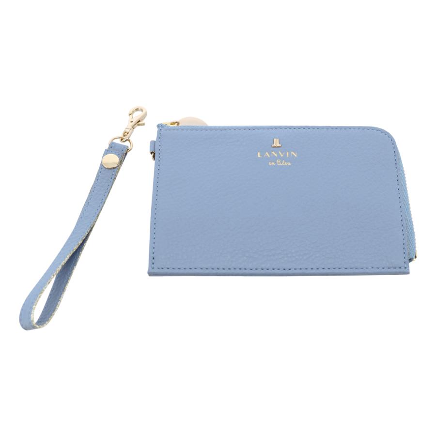 LANVIN en Bleu ランバンオンブルー 財布 薄型 薄マチ キーチェーン