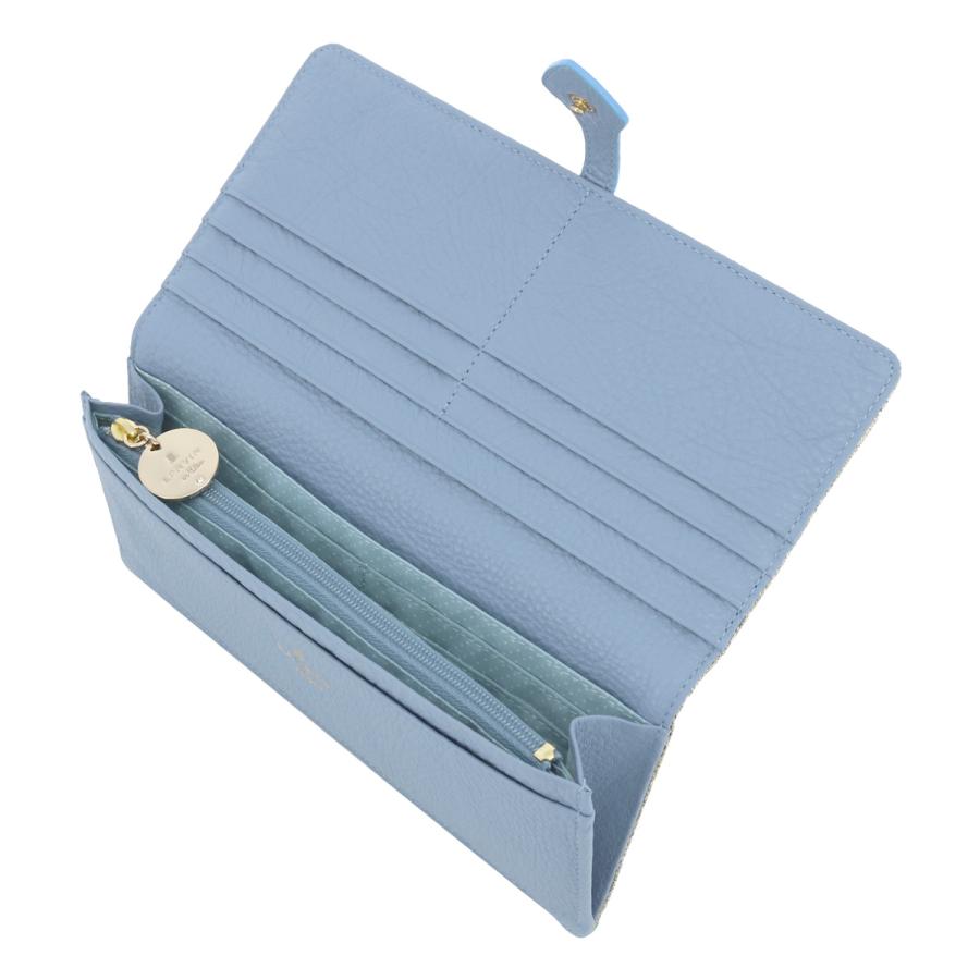 LANVIN en Bleu ランバンオンブルー 長財布 かぶせ レディース