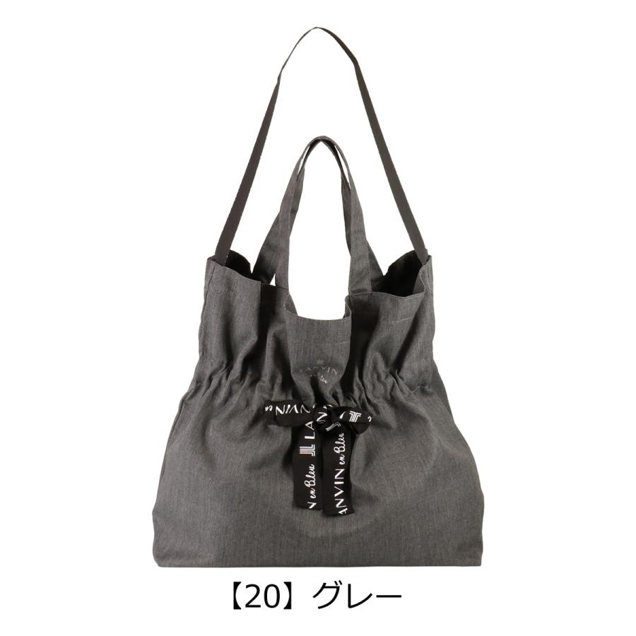 LANVIN en Bleu ランバンオンブルー エコバッグ トートバッグ B4 巾着