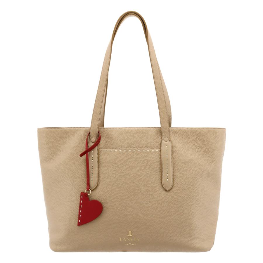 LANVINランバン　レザー　トートバッグ　ショルダー　ブラック 163 大容量 レザートートバッグ｜ランバンコレクション(メンズ)公式オンラインショップ