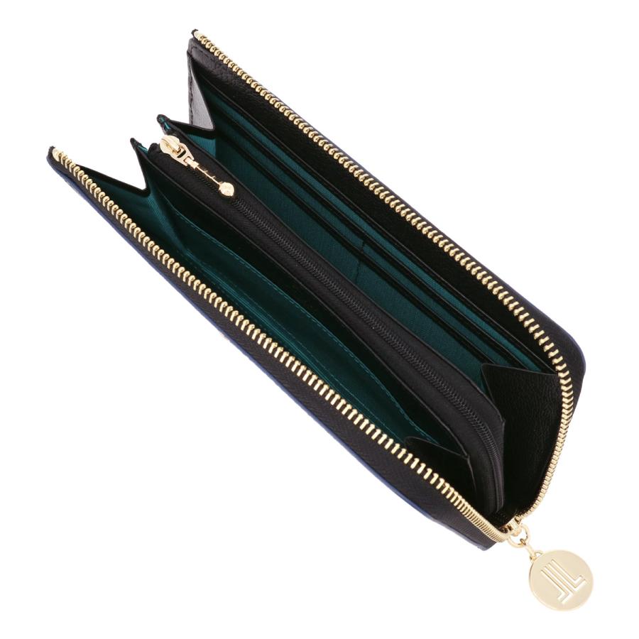 LANVIN en Bleu ランバンオンブルー 長財布 L字ファスナー 本革