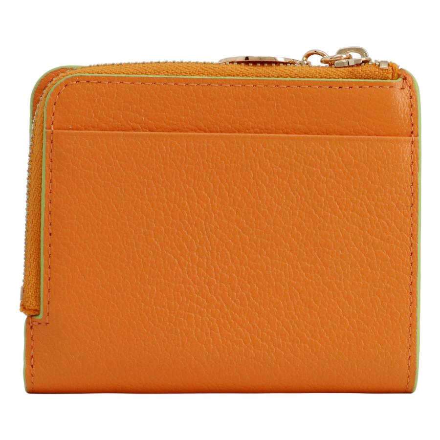 LANVIN en Bleu ランバンオンブルー 二つ折り財布 L字ファスナー ミニ