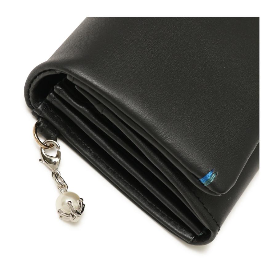 LANVIN en Bleu ランバンオンブルー 長財布 かぶせ レディース 本革 
