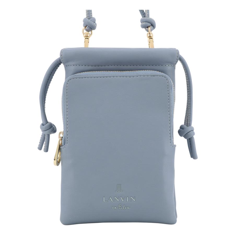 専用【LANVIN en Bleu】リボンスマホポシェット・モバイルバッグ LANVIN en Bleu ランバンオンブルー スマホショルダー レディース
