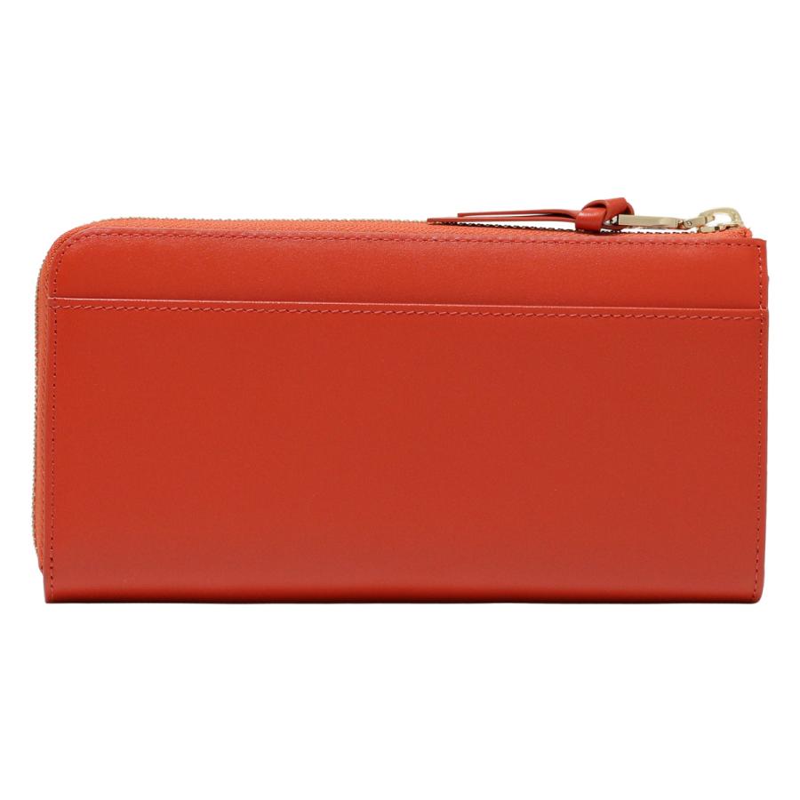 LANVIN en Bleu 長財布 オレンジ LANVIN en Bleu ランバンオンブルー 長財布 L字ファスナー ヴィジュ 本