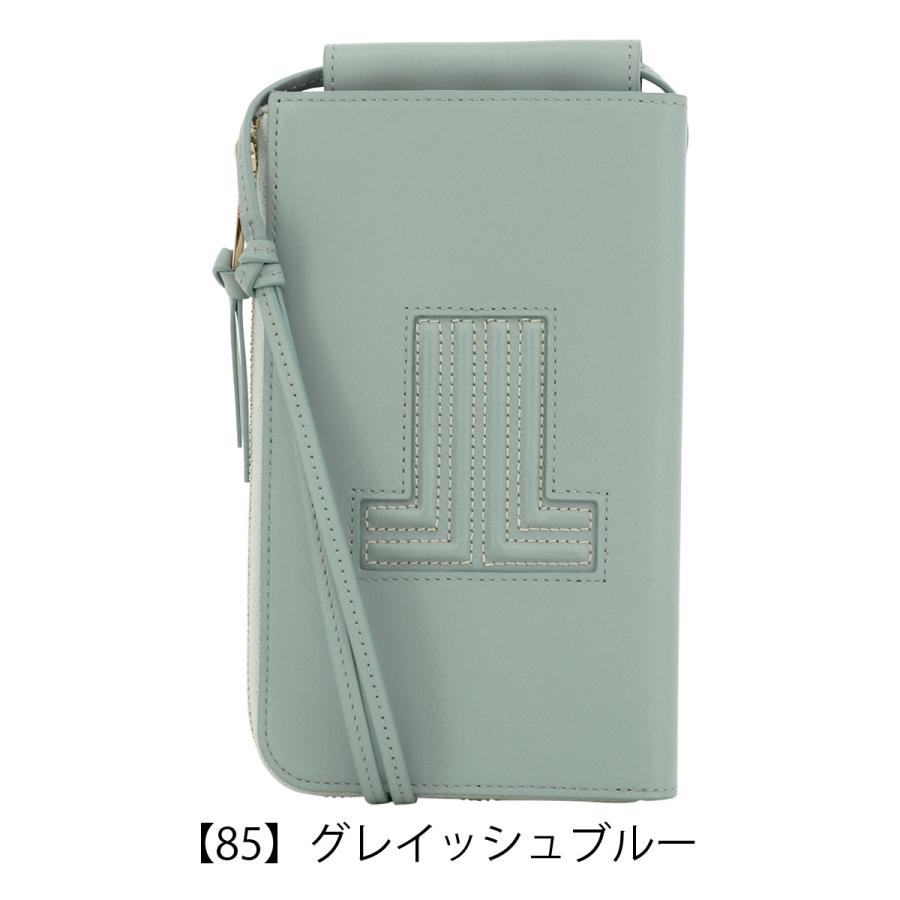 新品未使用　LANVINenBleuスマホショルダー財布 LANVIN en Bleu ランバンオンブルー スマホショルダー ヴィジュ 本革
