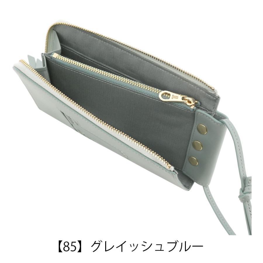 新品未使用　LANVINenBleuスマホショルダー財布 LANVIN en Bleu ランバンオンブルー スマホショルダー ヴィジュ 本革