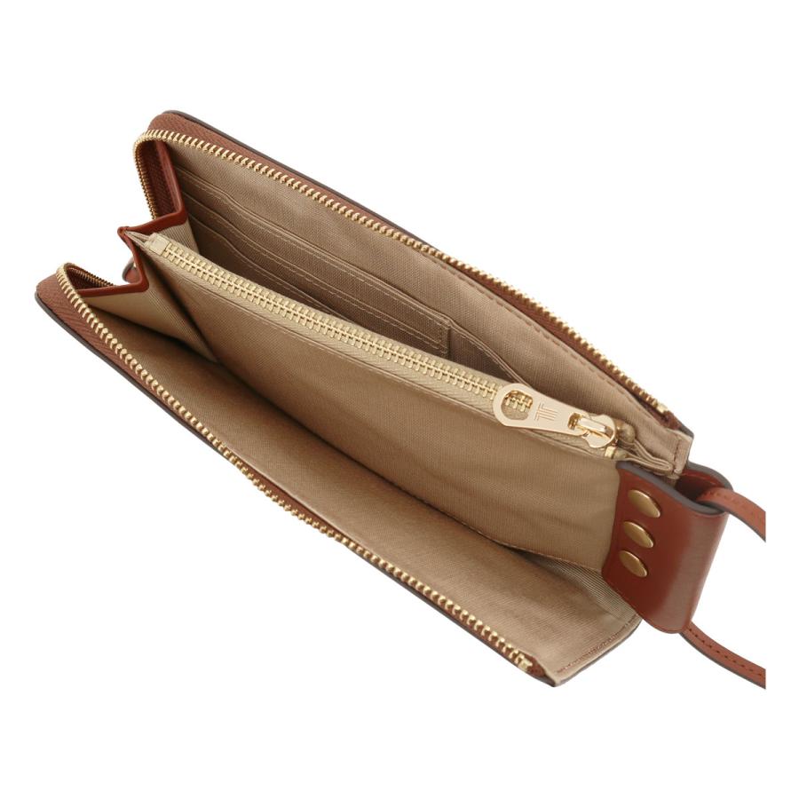 LANVIN en Bleu ランバンオンブルー スマホショルダー ヴィジュ 本革