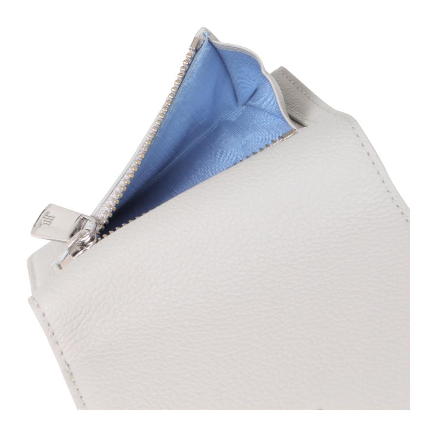 LANVIN en Bleu ランバンオンブルー 財布 二つ折り 本革 薄型 薄い