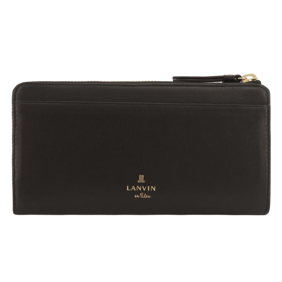 LANVIN en Bleu ランバンオンブルー 長財布 L字ファスナー 本革 LANVIN en Bleu ランバンオンブルー 長財布 L字ファスナー 本革