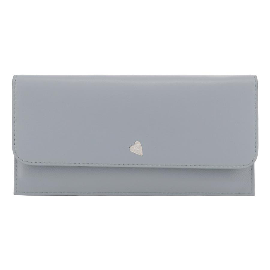 LANVIN en Bleu ランバンオンブルー 長財布 かぶせ 本革 レディース