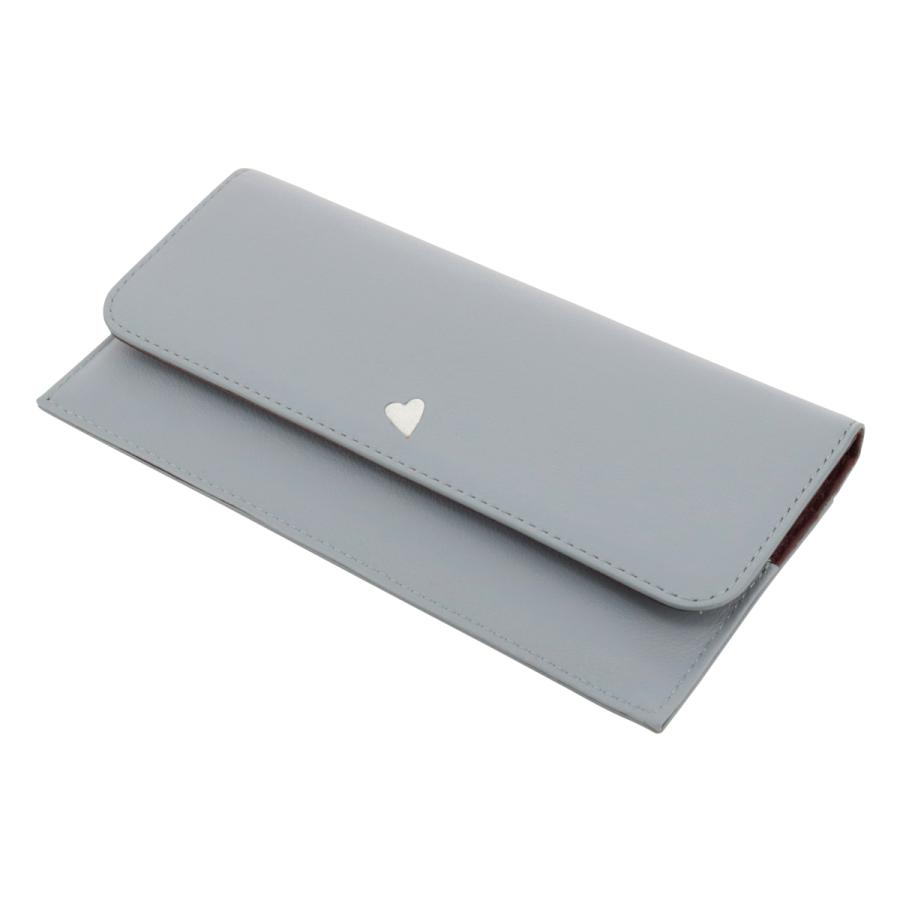 LANVIN en Bleu ランバンオンブルー 長財布 かぶせ 本革 レディース