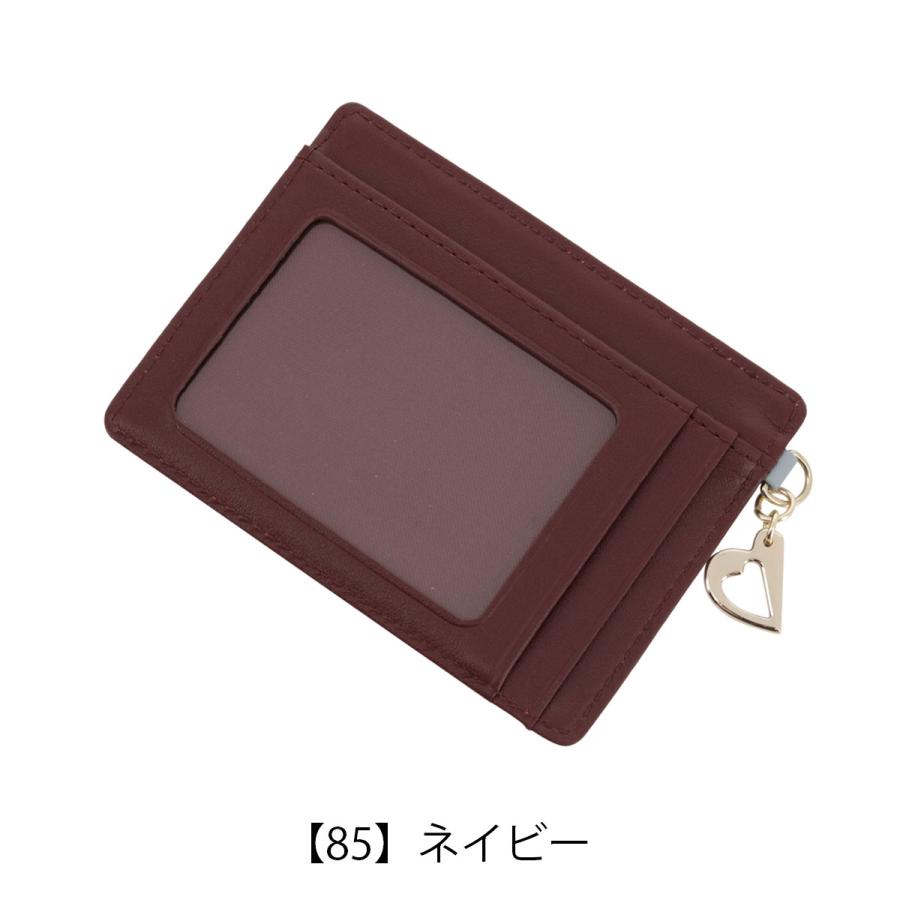 LANVIN en Bleu ランバンオンブルー パスケース 定期入れ リール付き