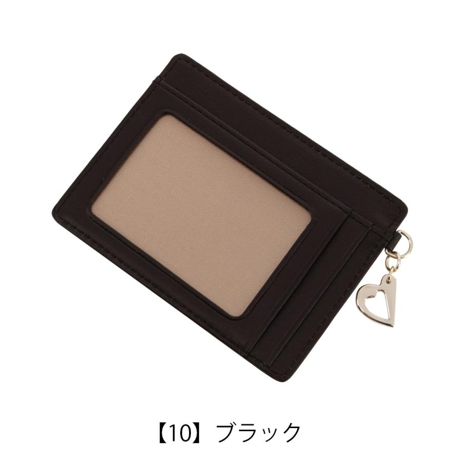 LANVIN en Bleu ランバンオンブルー パスケース 定期入れ リール付き