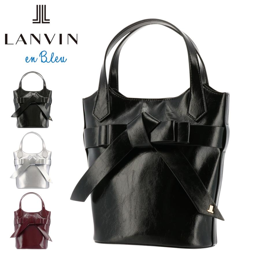【レビュー投稿で+5％還元】ランバンオンブルー ハンドバッグ レディースリュバン 484490 LANVIN en Bleu | ミニトート リボン バケツ型 クリスマス_mp クリスマス_wp LANVIN en Bleu ランバンオンブルー ハンドバッグ レディースリュバン