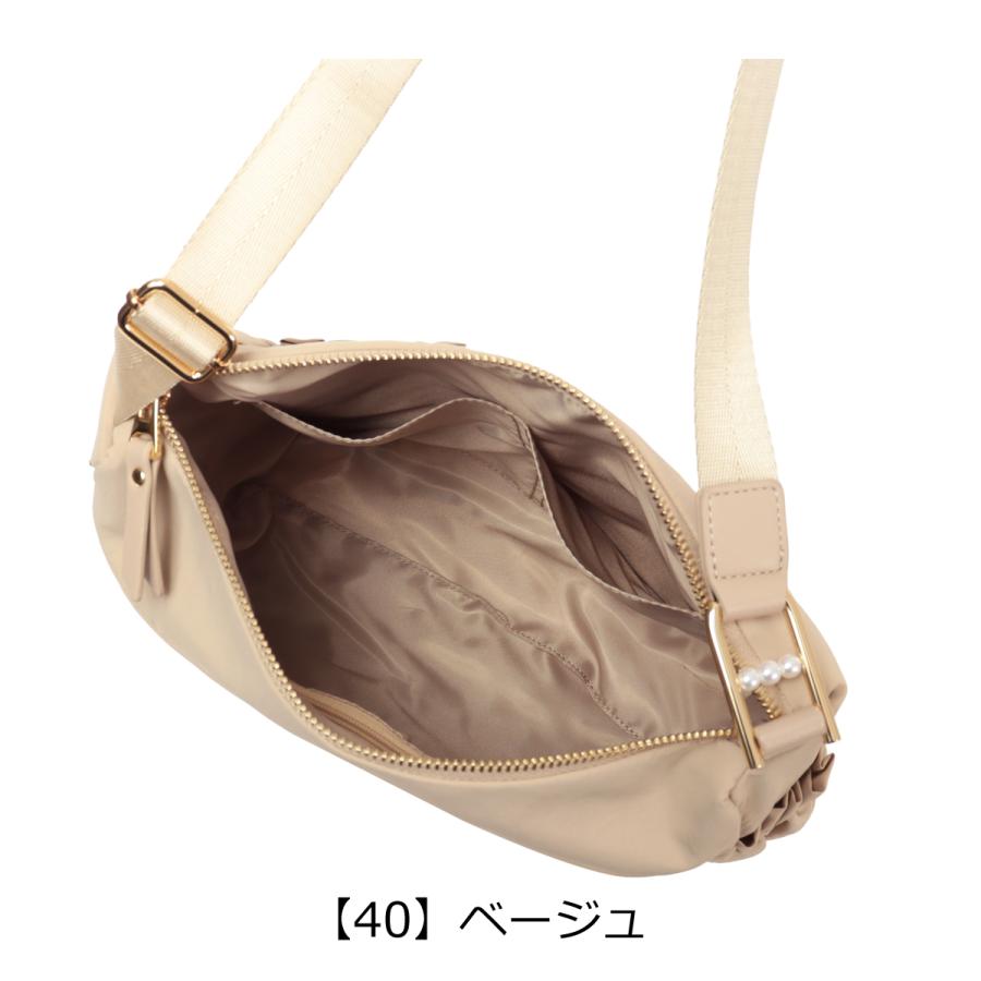 ランバンオンブルー ショルダーバッグ 軽量 レディース 484512 グラシリィ LANVIN en Bleu ミニショルダー ギャザー 上品の画像