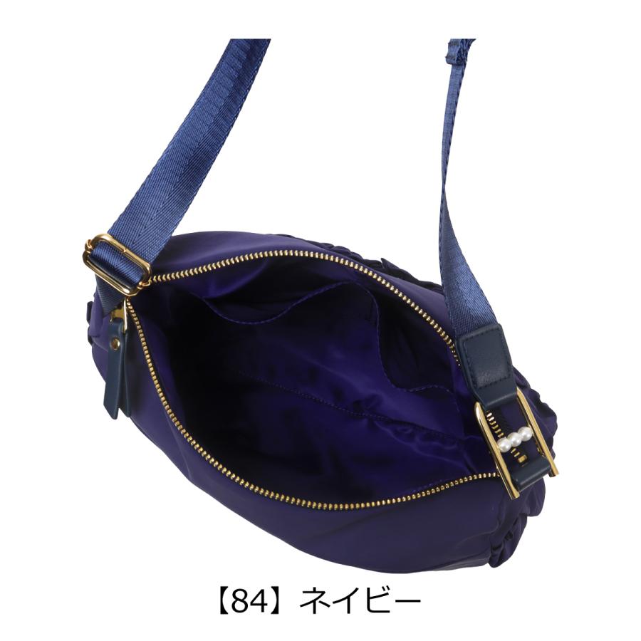 ランバンオンブルー ショルダーバッグ 軽量 レディース 484512 グラシリィ LANVIN en Bleu ミニショルダー ギャザー 上品の画像