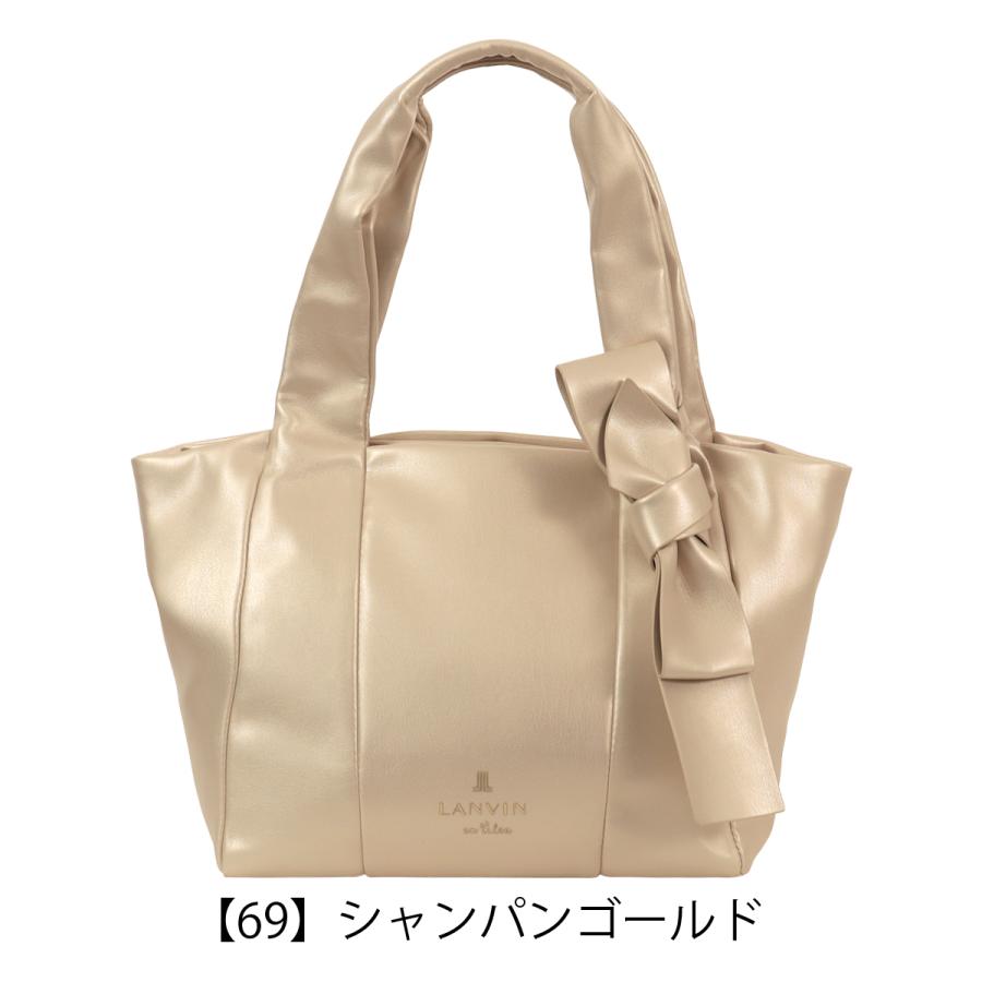 LANVIN ブルゾン 未使用品 LANVIN en Bleu 【SALE】ランバンオンブルー ハンドバッグ 大きめ