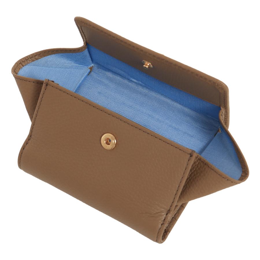 LANVIN en Bleu ランバンオンブルー 二つ折り財布 本革 レディース