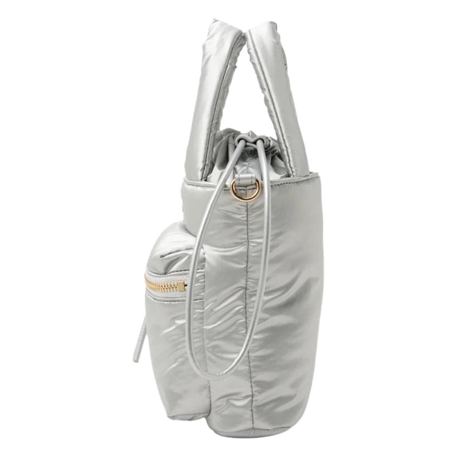 極美品　LANVIN en Bleu 2WAY ショルダーグレージュ レザー LANVIN en Bleu ランバンオンブルー ショルダーバッグ ボンボン