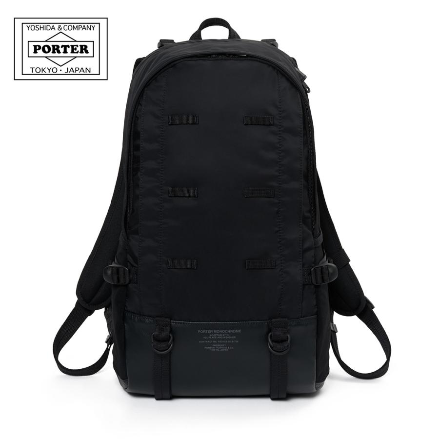 ポーター モノクローム デイパック 755-05972 PORTER MONOCHROME｜吉田カバン 日本製 メンズ レディース 撥水 21L リュック バックパック | PORTER