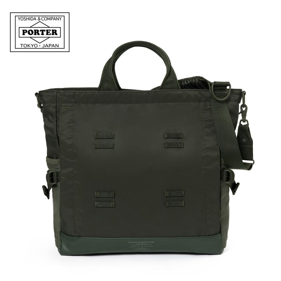 ポーター モノクローム 2WAY トートバッグ 755-19848 PORTER MONOCHROME｜吉田カバン 日本製 メンズ レディース 撥水 ショルダーバッグの画像