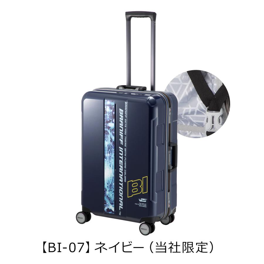 ブラニフ スーツケース 4輪 当社限定カラー 62L 61cm 5.0kg 787-61 軽量 ハード フレーム BRANIFF INTERNATIONAL｜sacsbar｜20