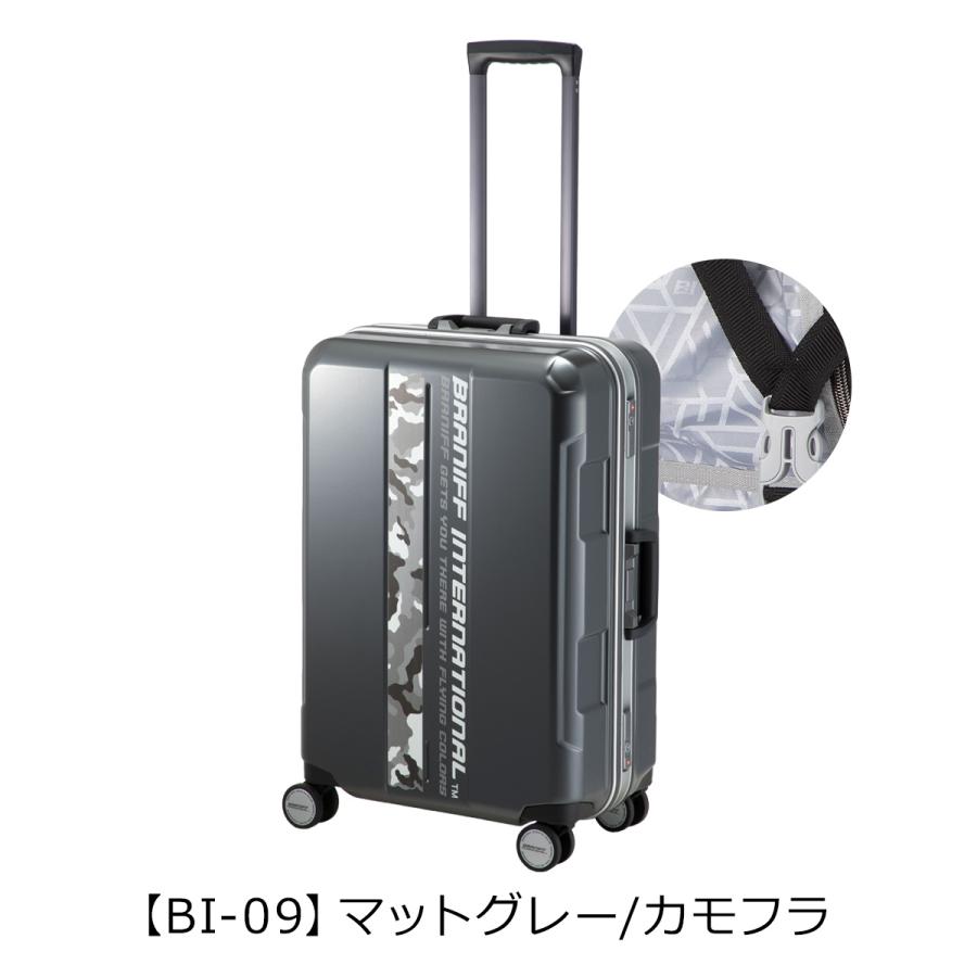 ブラニフ スーツケース 4輪 当社限定カラー 62L 61cm 5.0kg 787-61 軽量 ハード フレーム BRANIFF INTERNATIONAL｜sacsbar｜22