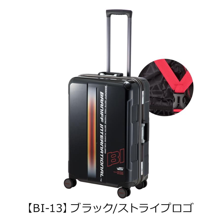 ブラニフ スーツケース 4輪 当社限定カラー 62L 61cm 5.0kg 787-61 軽量 ハード フレーム BRANIFF INTERNATIONAL｜sacsbar｜23