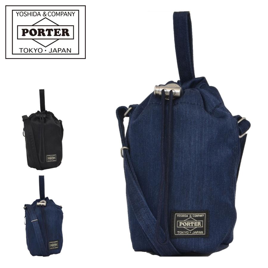 PORTER ポーター デニム ドローストリングバッグ(S) 892-15103 DENIM