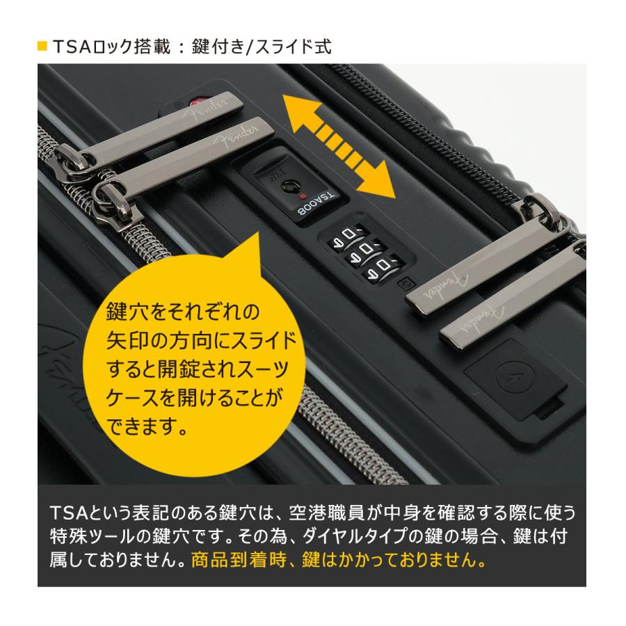 Fender（フェンダー） スーツケース 38L 54cm 3.8kg 機内持ち込み 950
