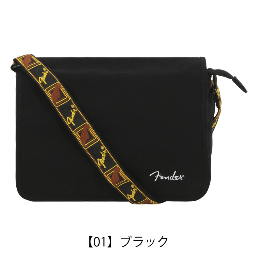 フェンダー ショルダーバッグ A4 メッセンジャーバッグ キャンバス メンズ レディース 950-6004 Fender 大きめの画像