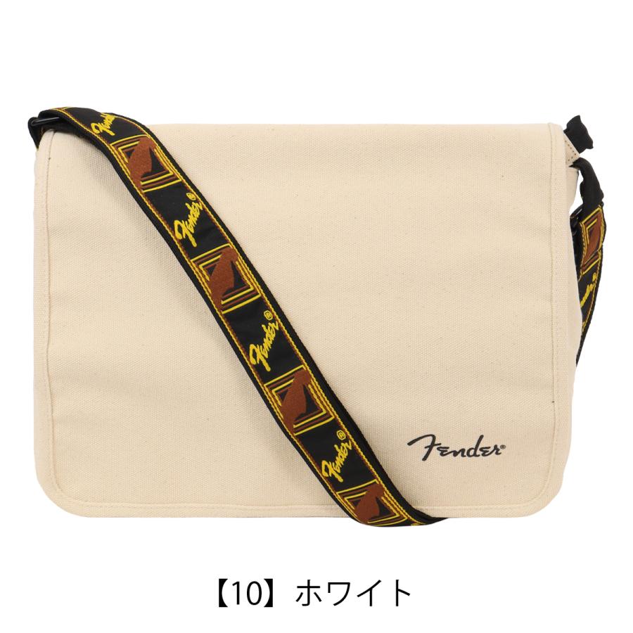 フェンダー ショルダーバッグ A4 メッセンジャーバッグ キャンバス メンズ レディース 950-6004 Fender 大きめの画像
