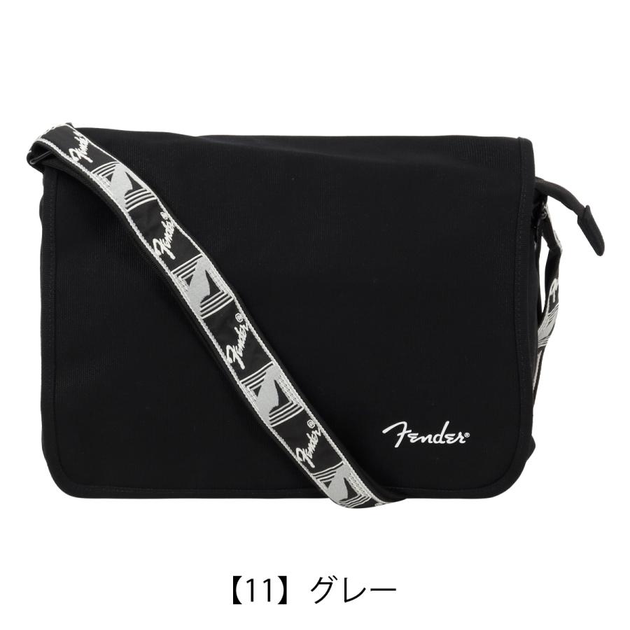 フェンダー ショルダーバッグ A4 メッセンジャーバッグ キャンバス メンズ レディース 950-6004 Fender 大きめの画像