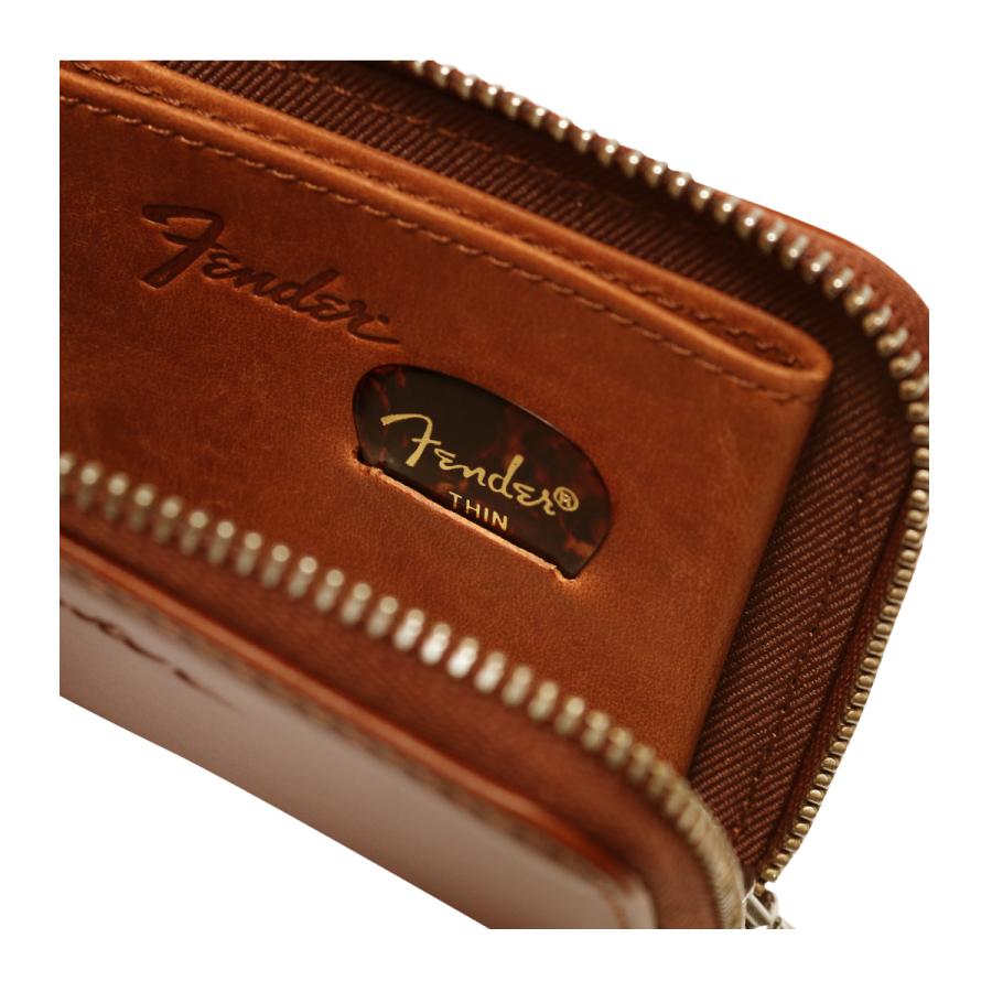 Fender（フェンダー） コインケース 本革 L字ファスナー メンズ 950