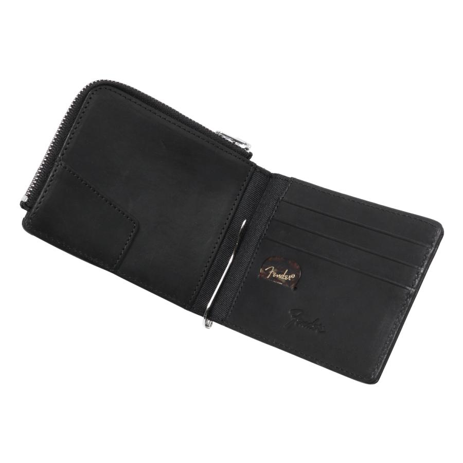 Fender（フェンダー） 二つ折り財布 本革 L字ファスナー