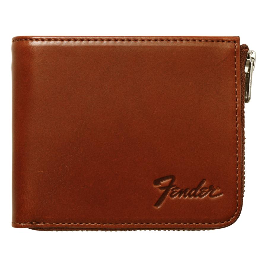 Fender（フェンダー） 二つ折り財布 本革 L字ファスナー メンズ 950