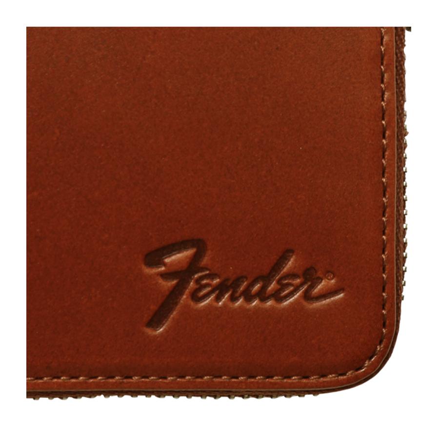 Fender（フェンダー） 二つ折り財布 本革 L字ファスナー 950-702
