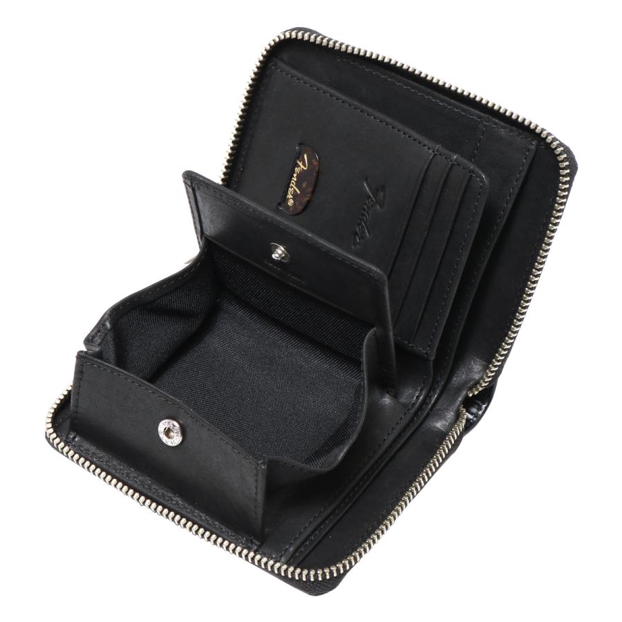 Fender（フェンダー） 二つ折り財布 本革 ラウンドファスナー メンズ