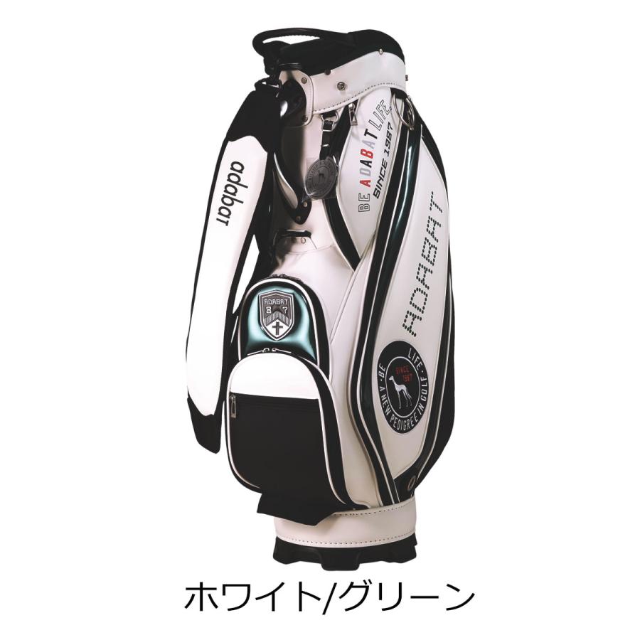 【新品未使用】アダバット adabat ロゴデザイン カートバッグ ホワイト adabat（アダバット） 最大42%☆1/1.4限定 トートバッグ メンズ