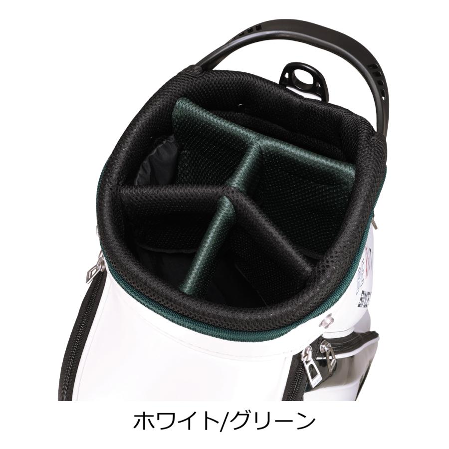 新品未使用　ADABAT キャディバッグ ホワイト・グリーン adabat アダバット ゴルフ キャディバッグ ABC429 ホワイト/グリーン