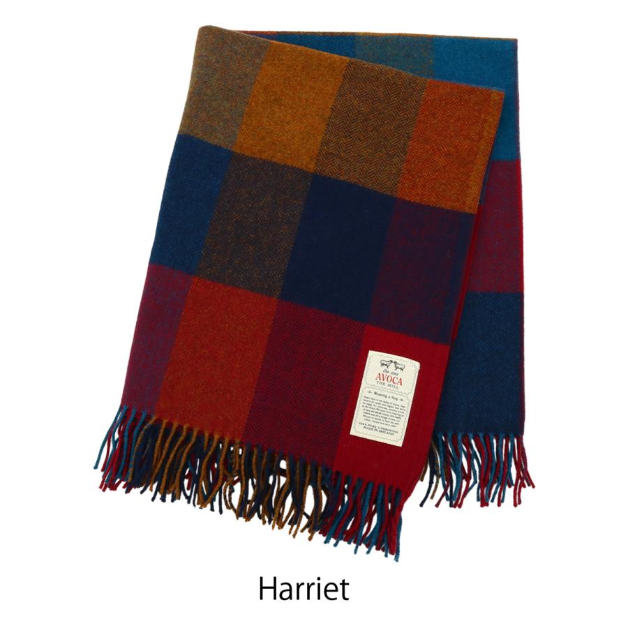 AVOCA アヴォカ　 アイルランド製　モヘア&ウールマフラー AVOCA（アヴォカ） マフラー 大判 スカーフ LAMBSWOOL THROWS