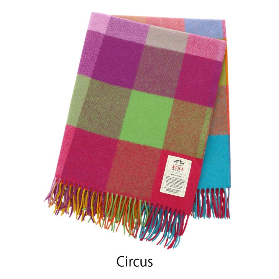 AVOCA（アヴォカ） マフラー 大判 スカーフ LAMBSWOOL THROWS