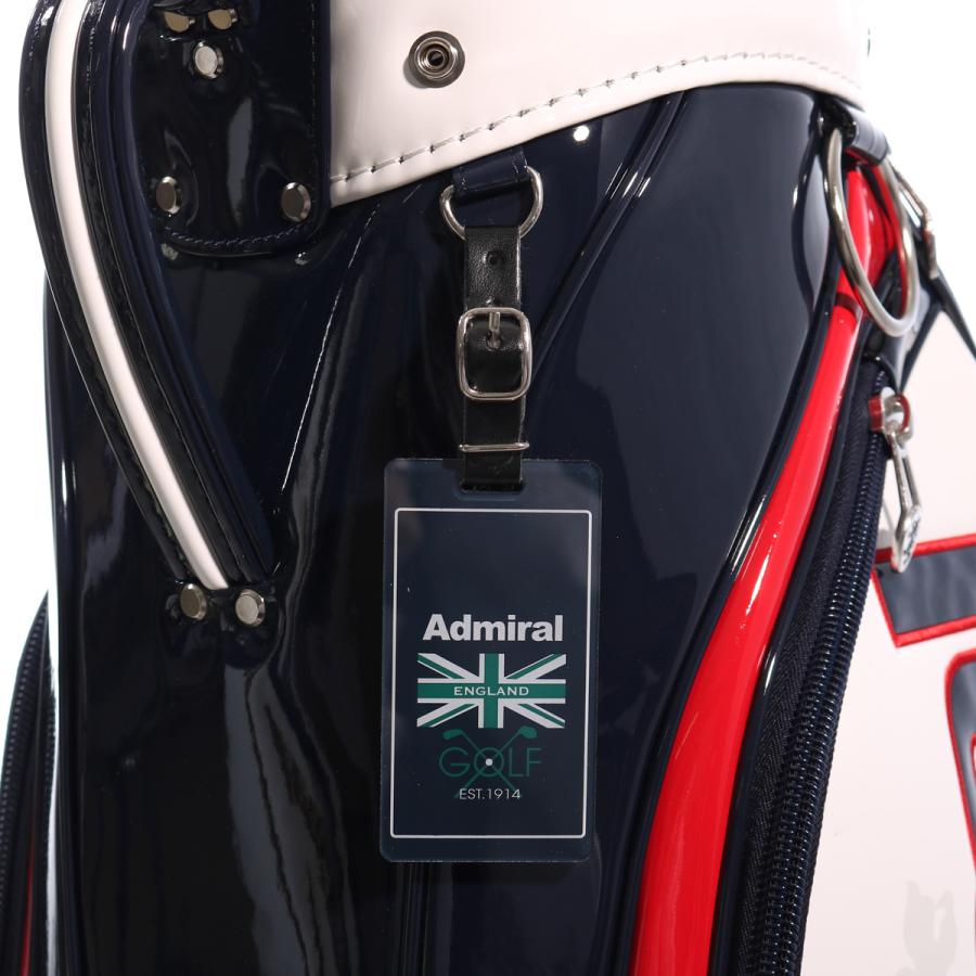 アドミラル Admiral ADMG1BC2 エナメル　9型（46インチ対応) Admiral Golf アドミラル ゴルフ キャディバッグ ゴルフバッグ