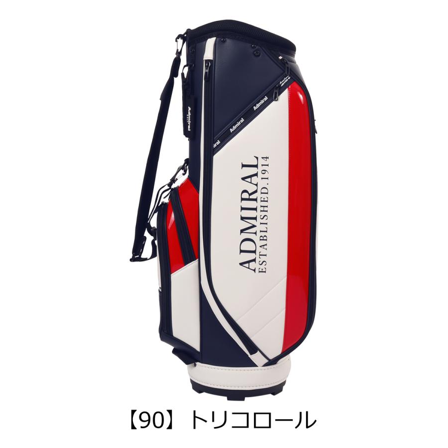 Admiral ゴルフバッグ　トリコロール　9型 Admiral Golf（アドミラルゴルフ） アドミラル ゴルフ キャディバッグ