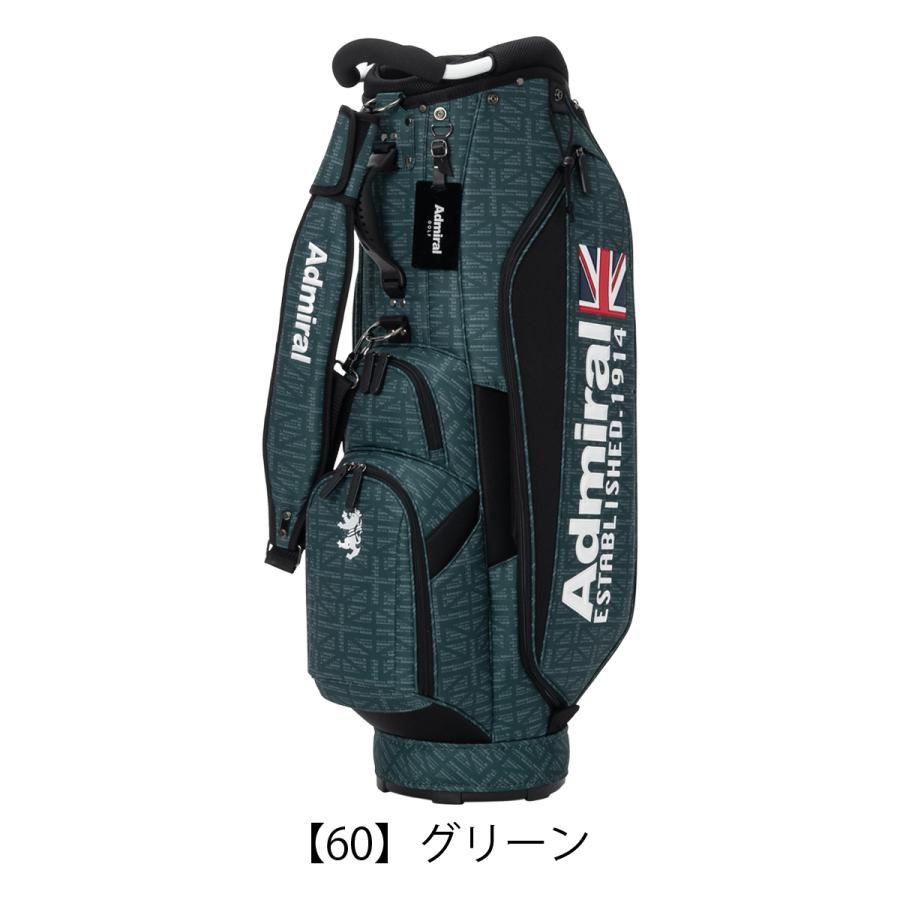 ADMIRAL キャディバッグ 9.0型 Admiral Golf（アドミラルゴルフ） キャディバッグ メンズ 9.0型 5分割
