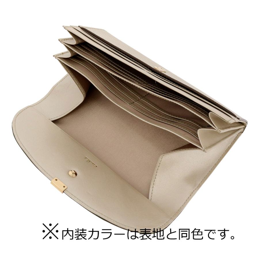 エアリスト 長財布 かぶせ ギャルソン型 本革 レディース ルナメタリック 24750 airlist | 牛革 レザーの画像